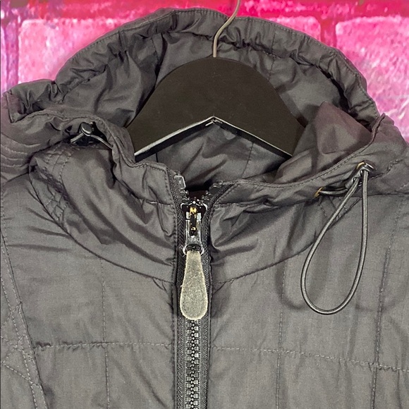 Men's Black Quilted Jacket Coat Full Zip Size XXL - Picture 4 of 10